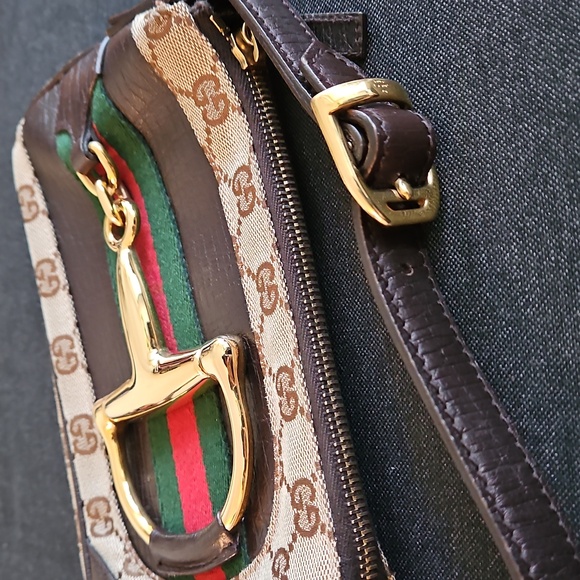 Gucci Canvas Hasler Pochette - Picture 7 of 10